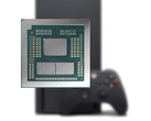 Xbox X 系列采用 AMD APU，配备 8 核 Zen 2 CPU 和 52 个单元的 RDNA 2 iGPU（图为 AMD Dragon Range APU）。(图片来源：AMD、Xbox 编辑）