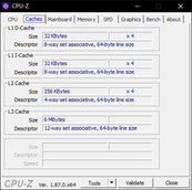 CPU-Z Caches