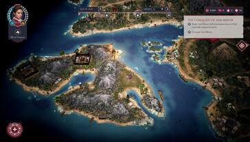 一张展示《Expeditions: Rome》中世界地图的图片。