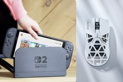 任天堂 Switch 2 将正式支持游戏鼠标。(图片来源：任天堂/雷蛇）