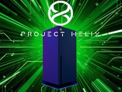 展示的 Project Helix Xbox 游戏主机横幅