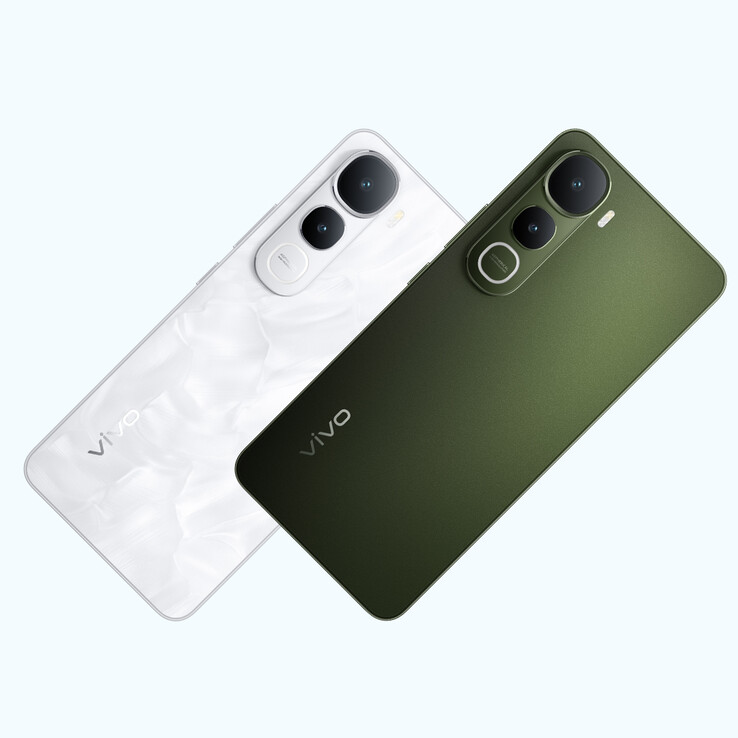 vivo Y400 5G 有橄榄绿和魅力白两种配色（图片来源：vivo）