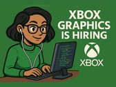 Xbox Graphics LinkedIn 广告图，显示器屏幕向后倾斜（图片来源：Mike Matsel LinkedIn 账户）