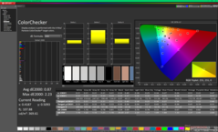 校准前的 ColorChecker