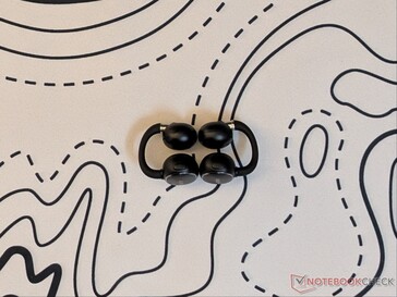 Clip 2 耳机俯视图。