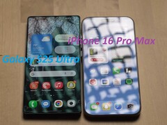 iPhone 16 Pro Max 的显示屏比 S25 Ultra 更容易反光。(图片来源：YouTube 上的 6 个月后，经编辑）