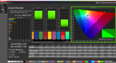 校准后的 ColorChecker