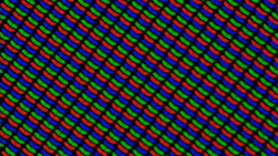 子像素阵列的表示（RGB 矩阵）
