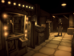 本迪:Bendy: Lone Wolf》是《Boris and the Dark Survival》的复刻版。图:游戏的官方图画。(图片来源:Steam)