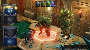 显示 Gloomhaven 中一场战斗的图片。