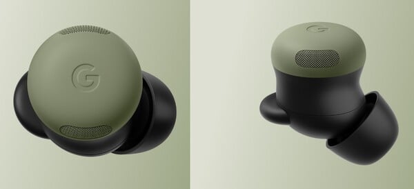 Pixel Buds Pro 2 的新配色与 Pixel 11 Pro 系列的橄榄绿配色相匹配。