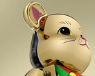 Be@rbrick Audio x Maneki Neko 蓝牙扬声器通过四个驱动器产生 360 度音效。(图片来源：Be@rbrick Audio）