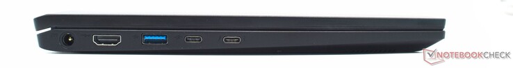 空心插孔、HDMI、USB 3.2 Type-A、2个带PD的USB Type-C和Thunderbolt 4。