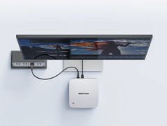 Minisforum AI X1 Pro-470 仅提供银色外观。(图片来源:Minisforum)