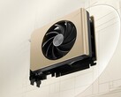 微星GeForce RTX 5050 Inspire ITX采用优雅的金色设计(图片来源:微星)