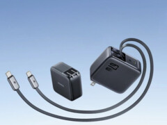 Baseus 在欧洲发布了 EnerCore CJ21 可伸缩充电器 67W USB-C（如图）。(图片来源：Baseus）