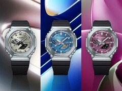 卡西欧 G-Shock GM-2100 系列三款新表（如图）将在更多欧洲国家上市。(图片来源：卡西欧）