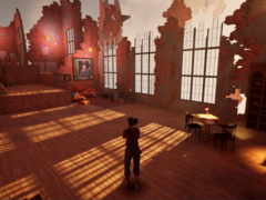 在《Curyeux》中，你将扮演 Lucienne，她将在自己的记忆和情感所塑造的风景中穿梭。(图片来源：Steam）