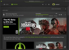 通过GeForce 体验下载 NvidiaGeForce Game Ready 驱动程序 537.58 更新（来源：Own）