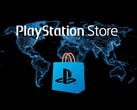 世界地图上显示的PlayStation Store标志