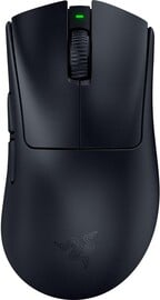 黑色配色的 Razer DeathAdder V4 Pro 俯视图（图片来源：亚马逊）