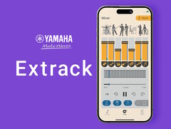 雅马哈 Extrack 应用程序可让独自一人的音乐家练习演奏歌曲，就像有真正的乐队在场一样。(图片来源：雅马哈日本）