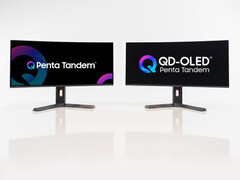 Samsung Display 的新型 QD-OLED Penta Tandem 技术示例。