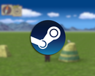 叠加了 Steam 徽标的游戏截图。
