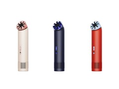 戴森 HushJet 迷你酷扇有三种颜色可供选择。