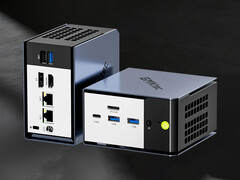 NucBox K16 的起价为 679.99 美元。图：展示迷你 PC 端口的宣传图片。(图片来源：GMK）