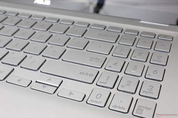 数字键盘和方向键比QWERTY主键更小、更拥挤