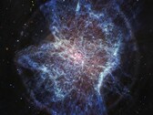 行星状星云 NGC 6072 的中红外图像（图片来源：NASA、ESA、CSA 和 STScI；已裁剪）