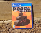 一张世界上最稀有的 PS4 游戏光盘之一《Poop Slinger》的照片