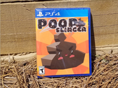 一张世界上最稀有的 PS4 游戏光盘之一《Poop Slinger》的照片