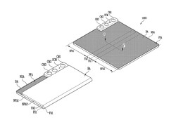 自 2023 年美国消费电子展（CES）以来，三星显示器公司（Samsung Display）大幅改变了其向内和向外可折叠的概念。(图片来源：美国专利商标局）