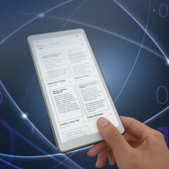 读者可以捕捉电子书片段并将其存储到个人知识库中。(图片来源：Viwoods）