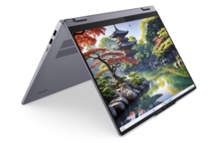 与价格较低的惠普 OmniBook X Flip 16 相比，新款 IdeaPad 2-in-1 16 更大、更重，而且速度往往更慢（图片来源：联想）