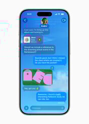 iMessage 主题（图片来源：Apple)