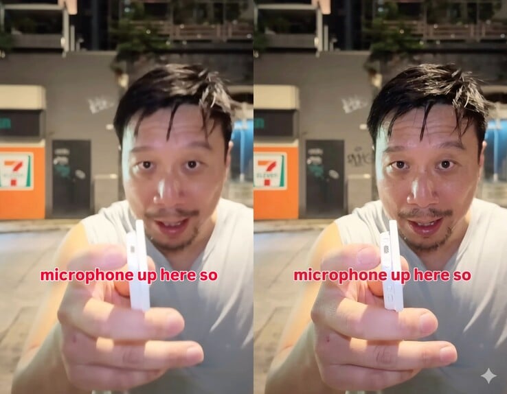 麦克风位于遥控器屏幕上方。