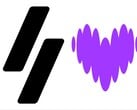 Winamp 和 Deezer 的徽标。