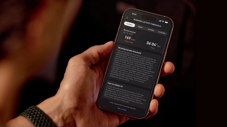 Amazfit 乳酸阈值测量功能