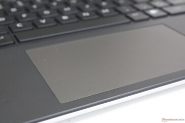 点击板有RGB背光，与键盘上的很相似。然而，它只适用于某些SKU。