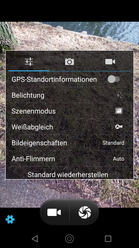 Default camera app – Settings