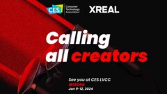 XREAL 宣传其 2024 年 CES 展会。(来源： XREAL）