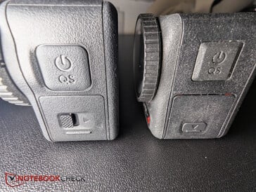 新的开启装置(左)