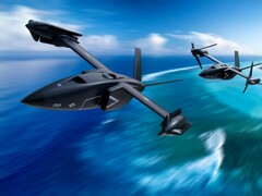 X-Plane 还应该能够短距离起飞,尤其是在水平飞行时效率更高。(图片来源:贝尔)