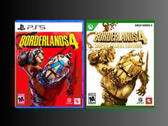 边境之地 4》PS5 和 Xbox 包装盒截图（图片来源：GameStop）