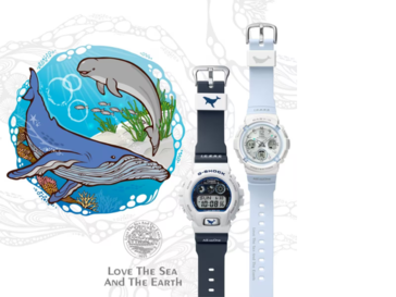 卡西欧 G-Shock Baby-G BGA-2800K-7A（右）将与 BGA-2800K-7A（左）同时发布。(图片来源：卡西欧）