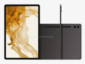 Galaxy Tab S9 FE Plus 预计将于今年晚些时候推出，配备 12.4 英寸显示屏。(图片来源：@OnLeaks &amp; WolfofTablet）