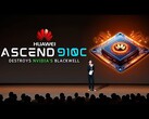 华为 Ascend 910C AI 芯片发布会包括对 Nvidia 的嘲讽。(图片来源：华为）